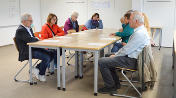 Diskussion mIt Hans-Peter Eurich (Schulleiter PFH)