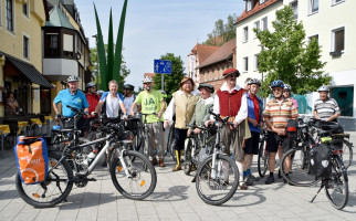beim Start des Stadtradelns