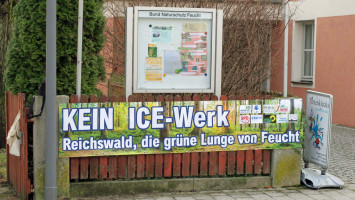 Banner in der Hauptstraße