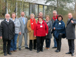 Von links: Ernst Klier, Ines Stelzer, Michael Tschöpe, Inge Jabs, Gerlinde Kotzur, Gerald Schickendanz, Tanja Grasser-Bertl, Lothar Trapp, Petra Fischer und Klaus Eichelsdörfer