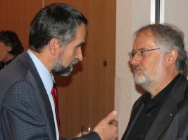 Hannes Schönfelder und Christian Nürnberger im Gespräch