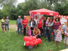 Gruppenbild mit unseren Kandidaten Angelika Weikert, Ernst Bergmann, Wolfgang Beigel und Petra Fischer