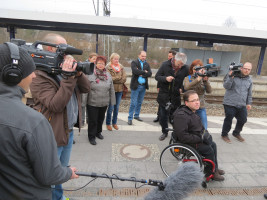 TV-Teams bei der Arbeit