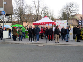 Auf dem Sparkasssenplatz