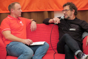Mit Bernd Regenauer auf dem Roten Sofa
