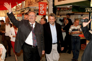 Einzug ins Festzelt