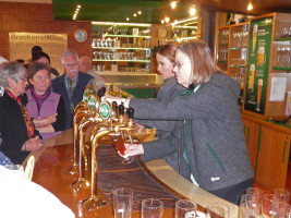 Bierprobe nach der Führung