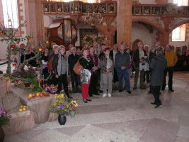 Teilnehmer der Kirchenführung