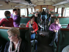 in der historischen Bahn