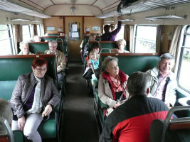 in der historischen Bahn