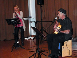 Bernie und Peter sorgten für die musikalische Begelitung