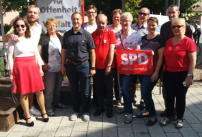 SPD und Kandidaten der SPD Feucht