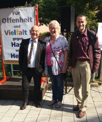 Michael Helmbrechts, Inge Jabs und Hannes Schönfelder