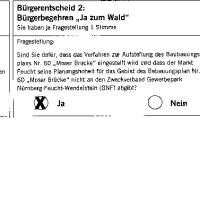Stimmzettel (Ausschnitt)
