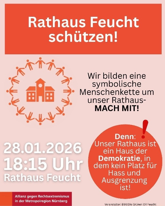 Plakat Menschenkette