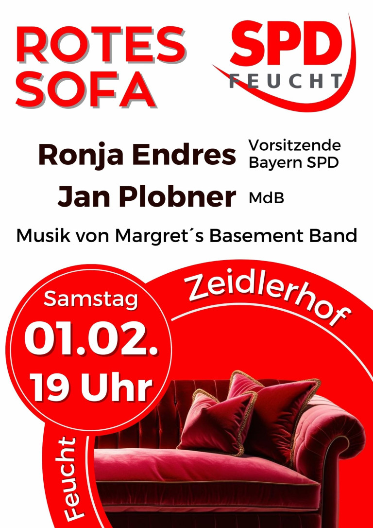 Rotes Sofa