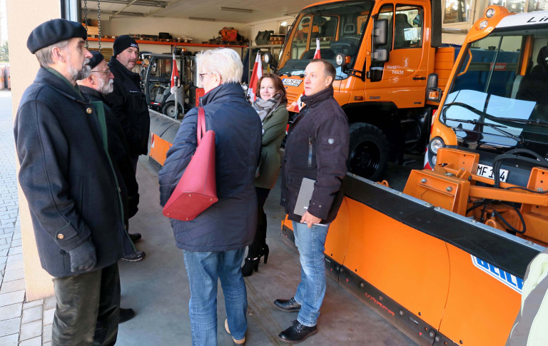 Besuch im Bauhof