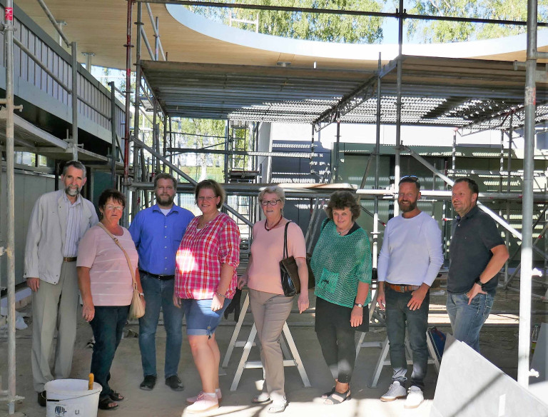 Besuch des Baus der Kita in der Sternstarße