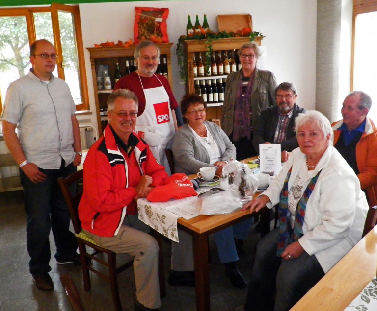 Besucher des Dorfladens