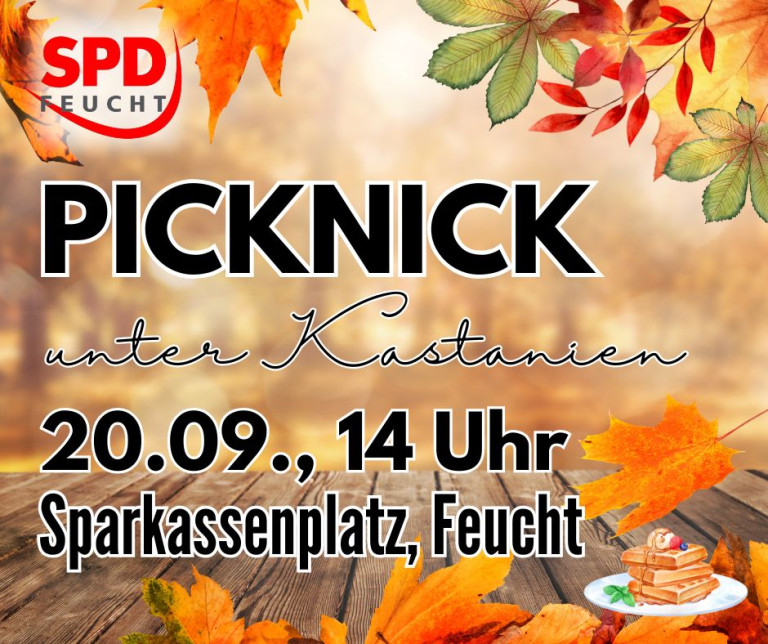 Picknick unter Kastanien