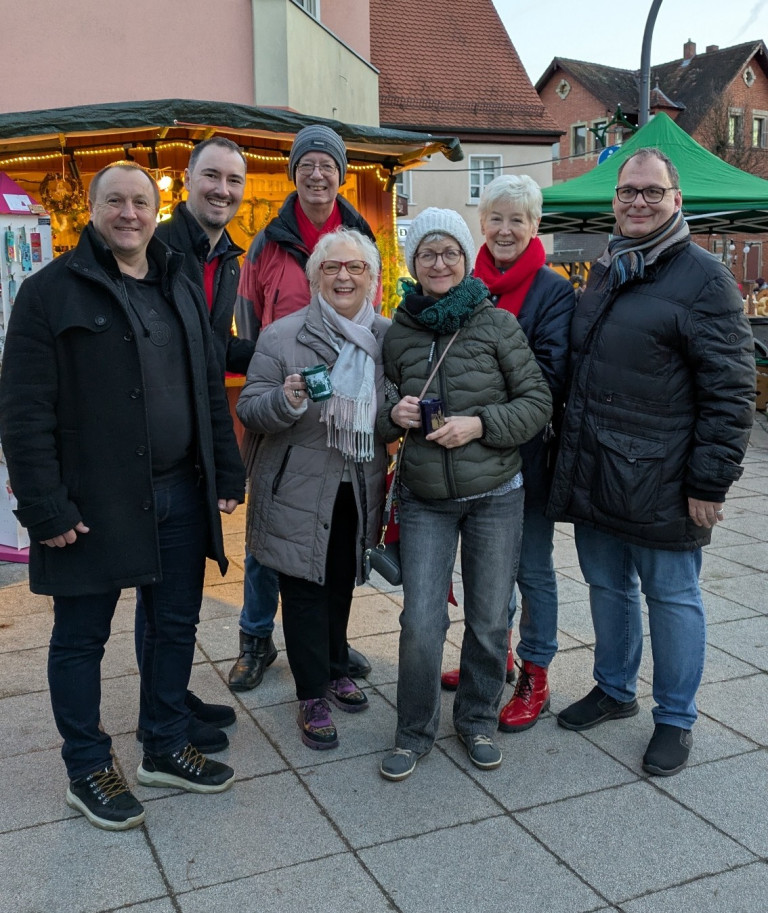 Auf dem weihnachtsmarkt